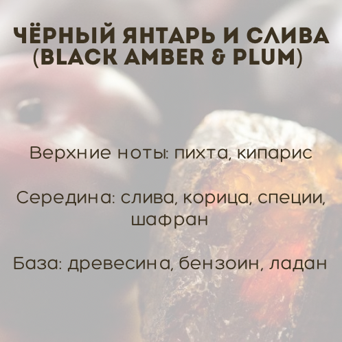 Черный янтарь и слива — изображение 2