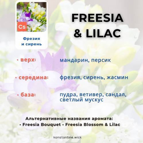 Фрезия и сирень — изображение 2