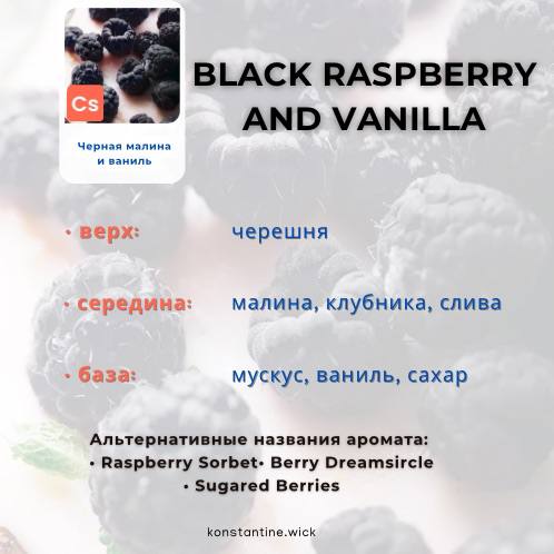 Черная малина и ваниль — изображение 2