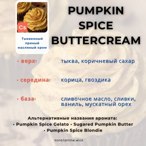 Тыквенный пряный масляный крем — изображение 2