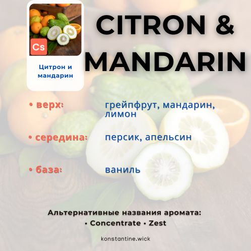 Цитрон и мандарин — изображение 2